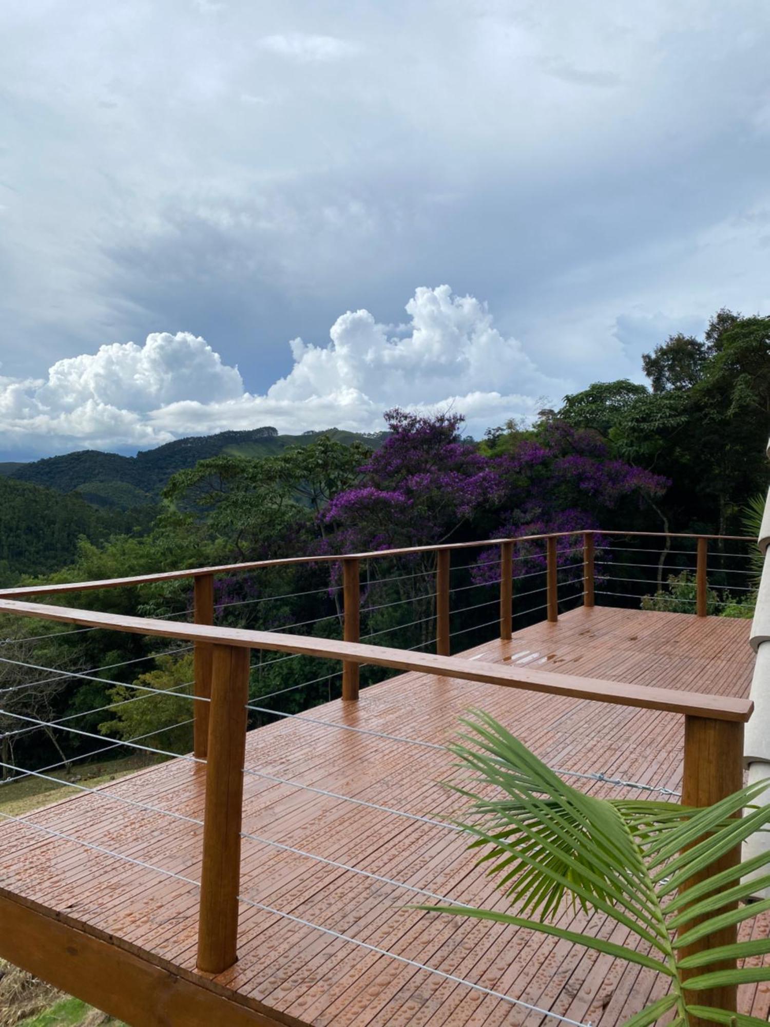 Chales Fazenda Floresta Das Araucarias Cunha Bagian luar foto
