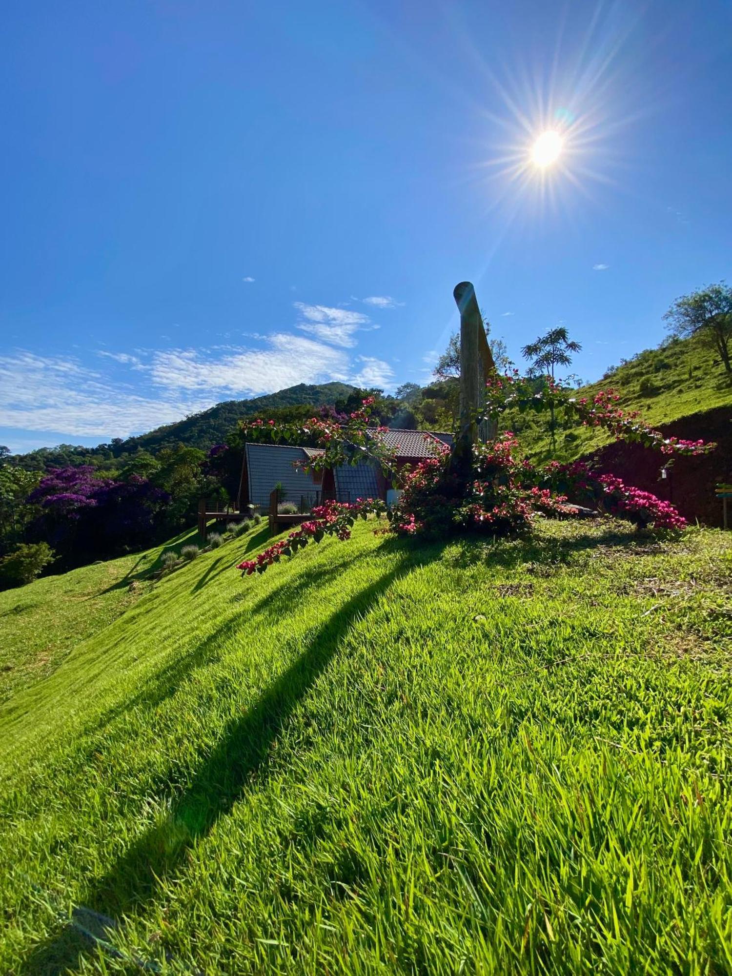 Chales Fazenda Floresta Das Araucarias Cunha Bagian luar foto