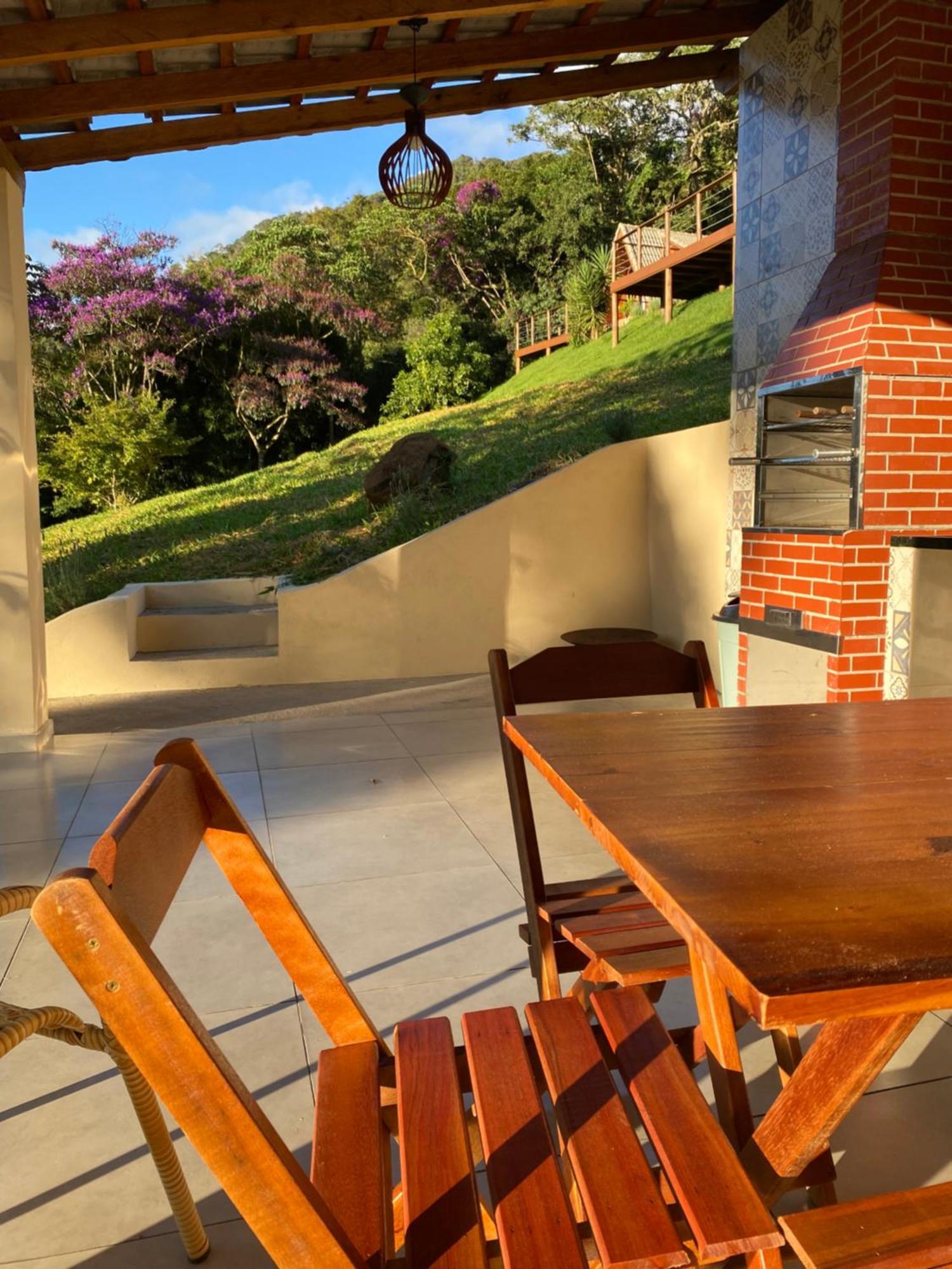 Chales Fazenda Floresta Das Araucarias Cunha Bagian luar foto